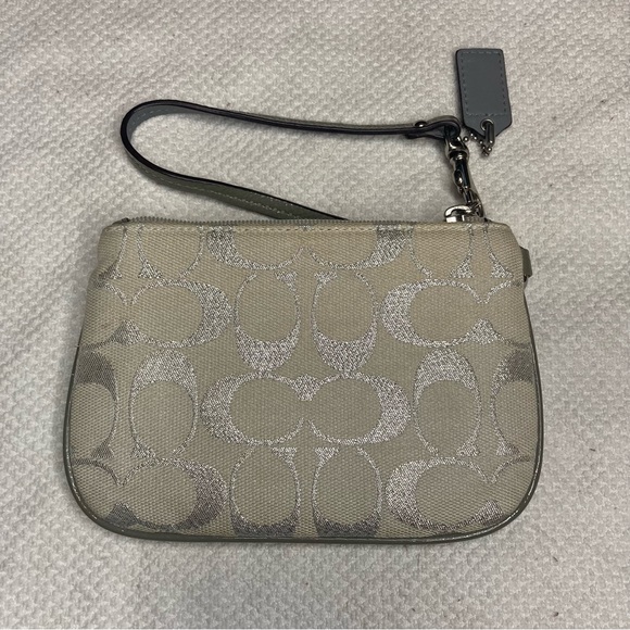 Coach Signature Monogram Wristlet - Picture 2 of 8